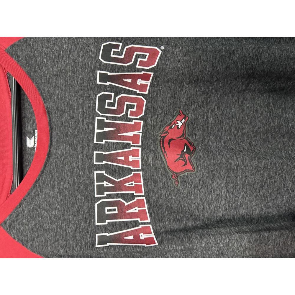 Arkansas Razorbacks Long Sleeve Raglan‎ Shirt XL - Picture 2 of 6